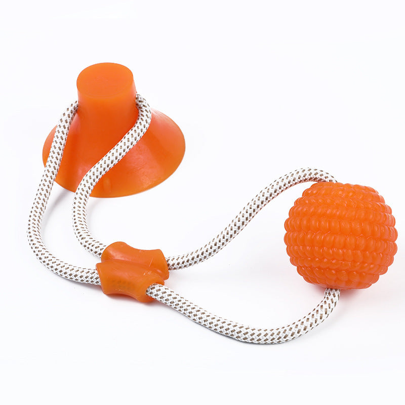 Pet Interactive Suction Cup  Elastic Rope